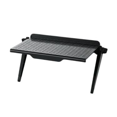 Imagem de Suporte Ajustável Para Receptor Dvd Roteador e Aparelhos na Tv Com Instalação Simples e Estrutura Estável