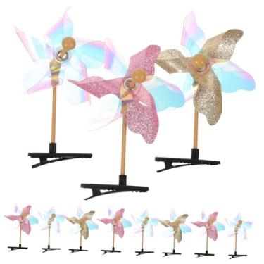 Imagem de Grampo de cabelo com lantejoulas divertido cata-vento para adultos, acessórios de cabelo de Halloween, design de doces, presilhas de cabelo para mulheres