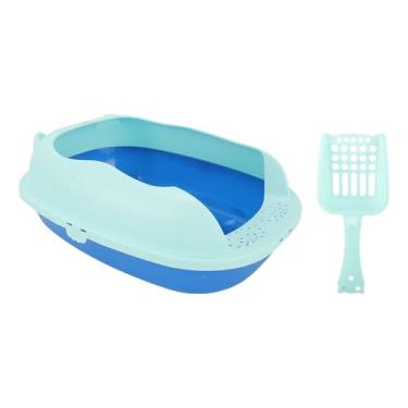 Imagem de GLOGLOW Produtos de Limpeza e Beleza para Gatos Capacidade Design de Alta Face Caixa de Areia para Gatos Com Cobertura Fácil e Elegante para e Gatinhos Caixa de Areia para, de Grande para