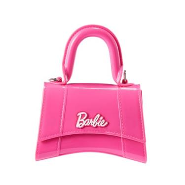 Imagem de MINISO Bolsa feminina mini Barbie ampulheta, bolsa de corrente de ombro, bolsa tiracolo fofa para mulheres, presente ideal