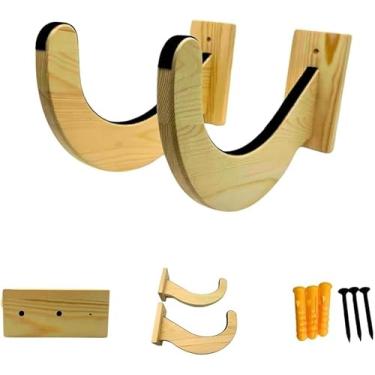 Imagem de ecoBANGLA Suporte de parede para prancha de surfe – cabides de parede de prancha de surf de madeira – Suporte de armazenamento ajustável ao ar livre para pranchas de surfe, cabides montados na parede