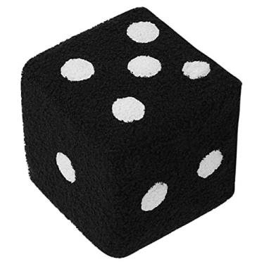 Imagem de Yinhing Dice Stool, Stable Foot Stools Otomano, Cube Forma Soft Pouf Otomano Pé Resto para Casa Sala Quarto (29x29x25cm)