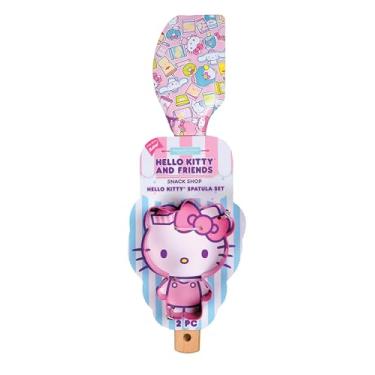 Imagem de Handstand Kitchen Conjunto de cortador de biscoito e cabo de madeira Hello Kitty and Friends Snack Shop - Hello Kitty