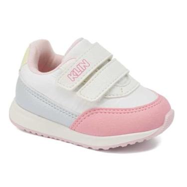 Imagem de Tênis Infantil Menina Klin Walk Rosa 20