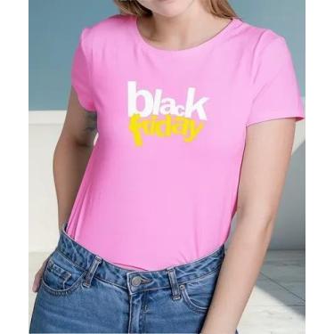 Imagem de Camiseta Camisa Adulto Feminina Masculina Algodão Black Friday Para lo