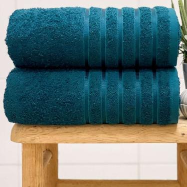 Imagem de Toalha Banhão Teka Comfort 90x150 Verde Petroleo