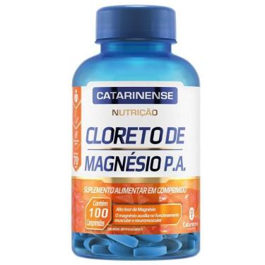 Imagem de Kit 5 Cloreto De Magnésio P.a. Catarinense 100 Comprimidos