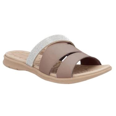 Imagem de Sandália Rasteira Usaflex Couro Feminina