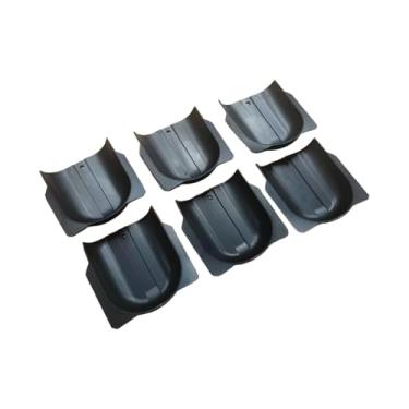 Imagem de simhoa Conjunto de 6 protetores de borracha para canaletas de mesa de bilhar, que reduzem o impacto e são acessórios práticos para mesa de bilhar.