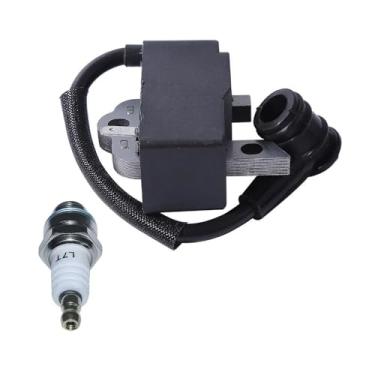 Imagem de Bobina de Ignição e Vela de Ignição Compatíveis com CS370, CS-370, CS-370F, CS-400, CS-420ES, CS-400F e 402S A411000264