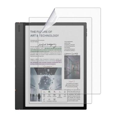 Imagem de YAJOJO Pacote com 2 protetores de tela fosco para BOOX Note Air 5 C 26.2 cm, protetor de tela fosco de cobertura total de PET premium antirreflexo para BOOX Note Air 5 C