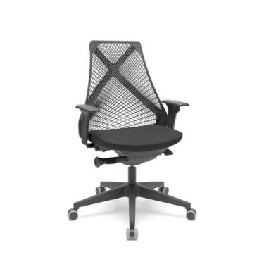 Imagem de Cadeira de Escritório Presidente Tela BIX com Autocompensador - PLAXME