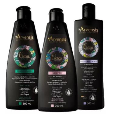Imagem de Kit Arvensis Cachos Shampoo + Condicionador + Ativador Ondulados