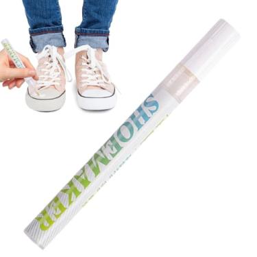 Imagem de Shakven Marcadores de tinta para sapatos de couro - Canetas marcadoras portáteis de couro 20g para sapatos | Caneta reparadora de sapato, marcador de couro branco para esmalte de sapato, pintura de