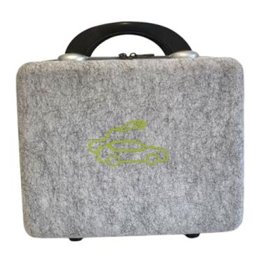 Imagem de MotiveTech Bolsa organizadora para carregadores de veículos elétricos, com alça, e ideal para guardar acessórios, Cinza Claro