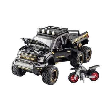 Imagem de Caminhão Off-Road Modelo De Brinquedo Em Escala 1:28 6x6 Raptor F150 E
