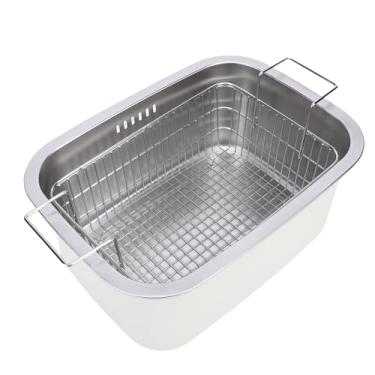 Imagem de Generic Bacia de Lavagem de Aço Inoxidável 304, Banheira Grande de 7,5l Com Cesta de Drenagem para Pia de Cozinha, Bacia de Lavagem de Vegetais Multiuso