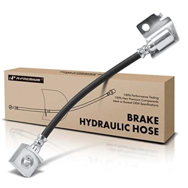 Imagem de A-Premium Mangueira hidráulica de freio traseiro compatível com modelos Ford selecionados - F-450 Super Duty 2015, com roda traseira dupla - Substituição # FC3Z2282A