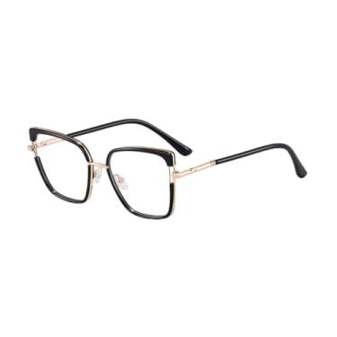 Imagem de HCPIHF Armação de óculos grande transparente para mulheres (1)