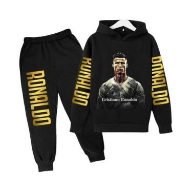 Imagem de Conjunto De Agasalho Infantil Com Estampa Do Ronaldo, Moletom E Calças