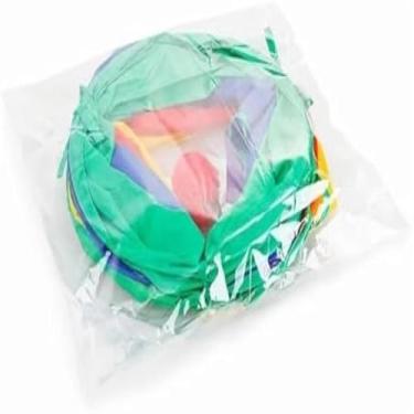 Imagem de Toca para gatos colorida, divertida, com varias entradas e segura, ampla, felpuda, colorida, facil de guardar, leve, azul