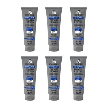 Imagem de Defrizante Maxihair 250Ml Prancha E Escova 3 Em 1-Kit 6Un