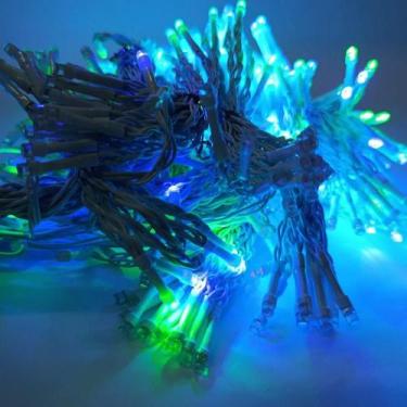 Imagem de Cortina 500 Lâmp Led Color 10 Fun Fio Branco 3X2,5M Bivolt - Global