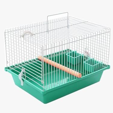 Imagem de Gaiolas para Transporte de Papagaios, Verde Tiffany, 30 cm x 23 cm x 22 cm