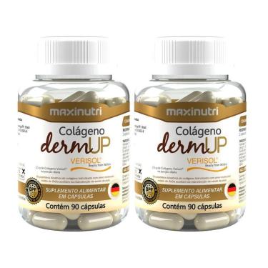 Imagem de Kit 02 Colágenos DermUp Verisol Vitaminas Maxinutri 90 Capsulas Sabor:Sem Sabor;Cor:-Unissex