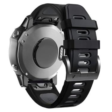 Imagem de SKXMOD Relógio inteligente para Garmin Fenix 6 6X Pro 5X 5 pulseira de silicone Tactix 7 Pro 7X Forerunner 935 945 acessórios de pulseira de liberação rápida (E, para Descent G1 Solar)