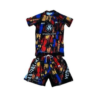Imagem de Conjunto De Camiseta E Shorts Respirável Para Homens MMA UFC Alex Pere