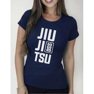 Imagem de Camiseta Camisa Adulto Feminina Masculina Algodão Luta Jiu Jitsu OSS M