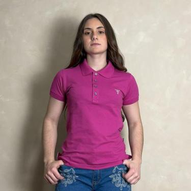 Imagem de Camiseta Texas Farm Polo Feminina Country Premium Rosa Pink, GG