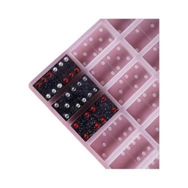 Imagem de Silicone dominó jogo brinquedo fazendo molde resina epóxi artesanato d