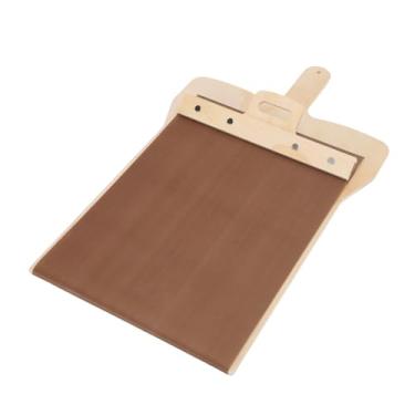 Imagem de Asixxsix Casca de Pizza Deslizante, pá Deslizante de Pizza Antiaderente Com Alça de Madeira, Espátula de para Fornos Internos e Externos, Acessórios para Cozimento, Uso Em Cozinha (L)