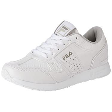 Imagem de Tênis Fila Classic Runner SL, Feminino Branco/Prata/Cinza 37