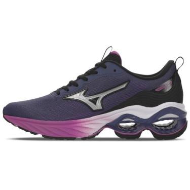 Imagem de Tênis de Corrida Feminino Mizuno Wave Frontier 15, Roxo, 40