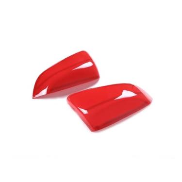 Imagem de Fibra de carbono espelho retrovisor do carro capa protetora guarnição adesivo acessórios do carro Compatível com toyota gr supra mk5 a90 2019-2023(Red)