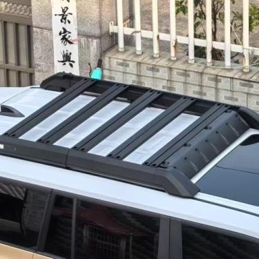 Imagem de Bagageiro de liga de alumínio compatível com Prado LC250 2024+ Bagageiro Bagagem Rack Body Kit Exterior Parte
