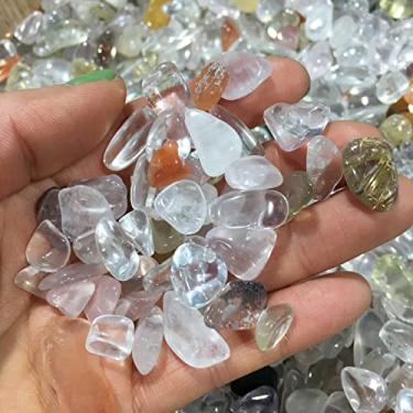 Imagem de Decoração de casa 100/200 g cristal natural cascalho amostra ametista decoração de casa colorida para aquário pedra pedra natal presente pedras DIY (tamanho: 200g)