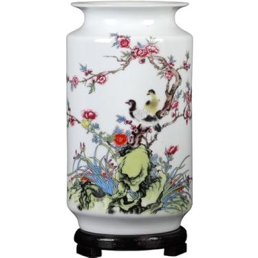 Imagem de Vaso de cerâmica para decoração de casa, sala de estar, mesa de jantar, arranjo de flores, decoração de sala de estudo, ornamentos de flores