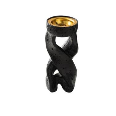 Imagem de Queimador de incenso de forma geométrica simples queimador de aromaterapia em espiral queimador de incenso recipiente de aromaterapia suporte para queimador de incenso