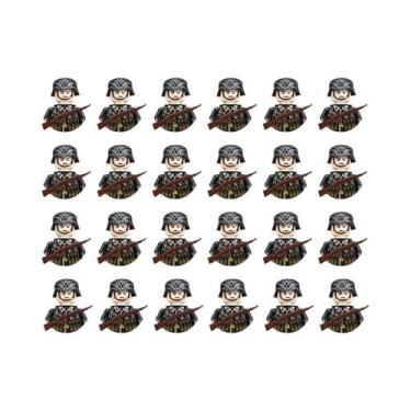 Imagem de Figuras Militares Da Segunda Guerra Mundial Blocos De Montar Exército 