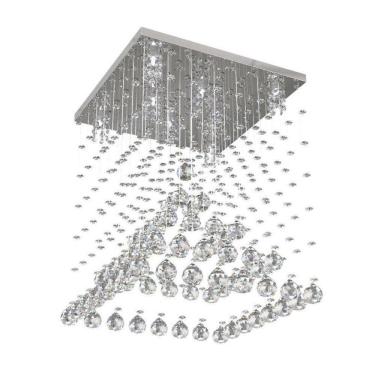 Imagem de Lustre De Cristal  Piramide 42Cm  L302