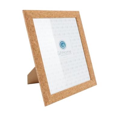 Imagem de PORTA RETRATO COURO/MDF/VIDRO 29X24CM