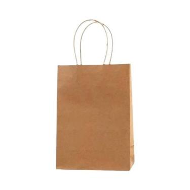 Imagem de Sacolas De Presente De Papel Kraft Coloridas 10PCS Sacolas De Compras 