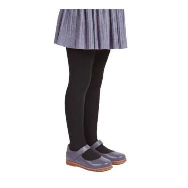 Imagem de Meia Calça Fio 40 Trifil Juvenil Preta Lisa - Tamanhos P, M e G, G