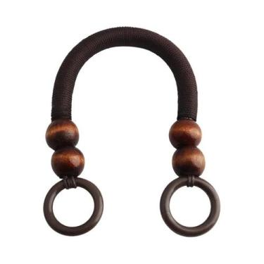 Imagem de Alças De Bolsa Com Cabo De Madeira Em 10 Cores, 2 Peças, Alças De Bols