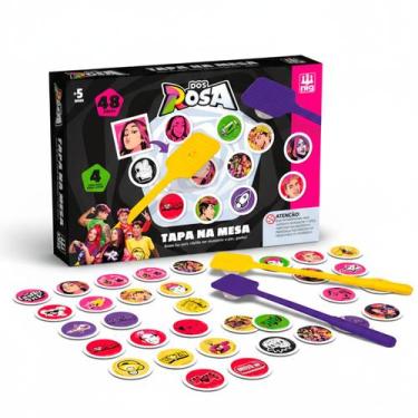 Imagem de Tapa Na Mesa Dos Rosa Brinquedo Jogo De Tabuleiro Infantil 100 Peças -