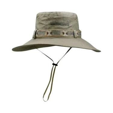 Imagem de Chapéu De Verão Masculino Com Aba Larga, Proteção UV, Malha, Estilo Sa